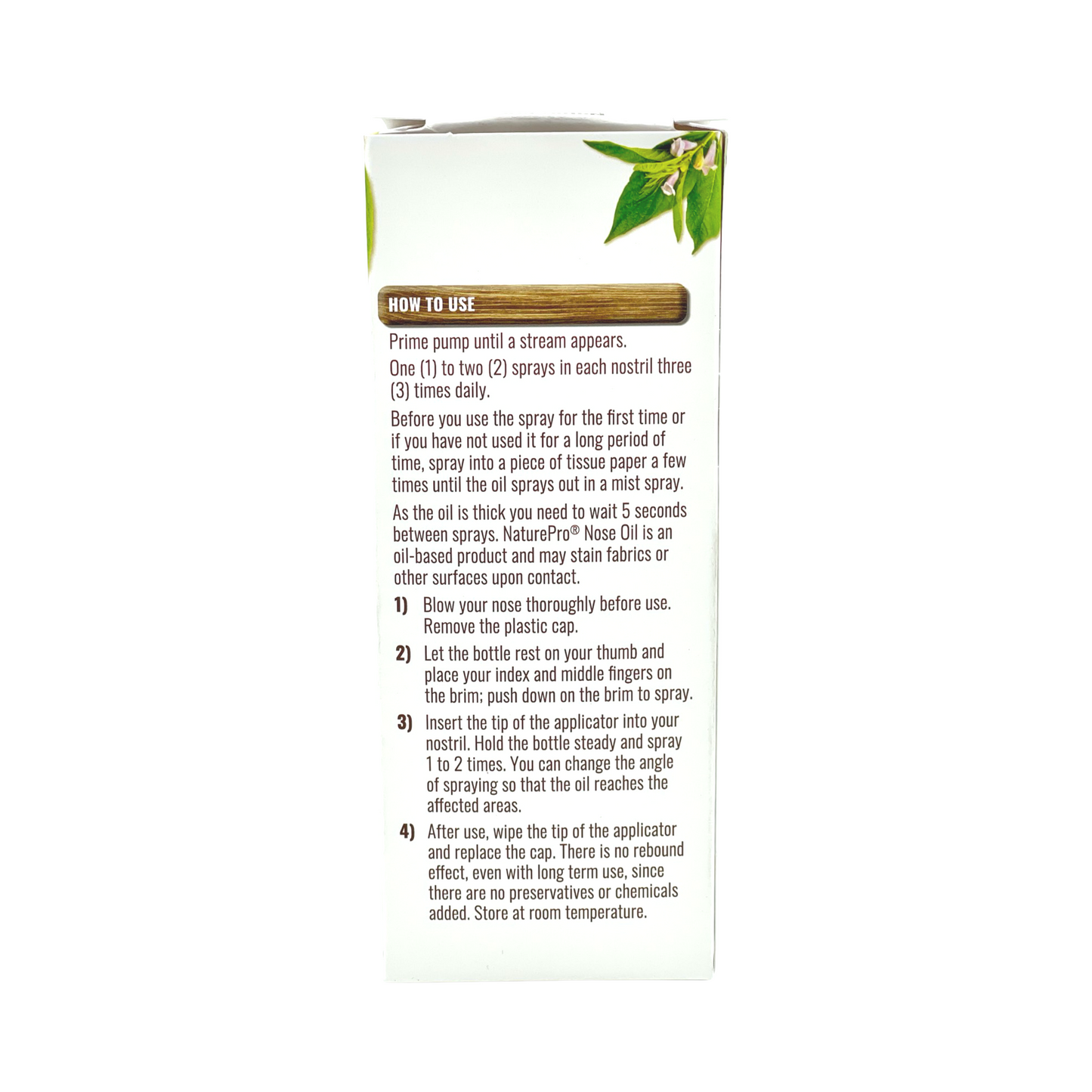 Sesame Oil Nasal Spray - Made from sesame oil | 100% natural - 100% Pharmaceutical Grade | Lubricates dry nasal passages | 0.75 oz. fl