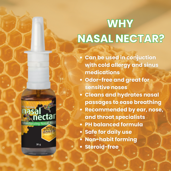 Nasal Nectar 1 oz Nasal Spray for Nasal Dryness