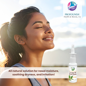 All-Natural Nasal Moisturizer Spray with 100% Pharmaceutical Grade Sesame Oil 0.75fl. to Soothe & Moisturize Dry Nose, Nasal Lubricant & Decongestant for Dry Nose Relief