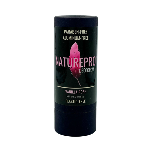 Vanilla Rose Deodorant - All Natural Deodorant for Men and Women -Paraben Free, Aluminum Free, Cruelty Free, Plastic Free - with coconut oil and Shea butter